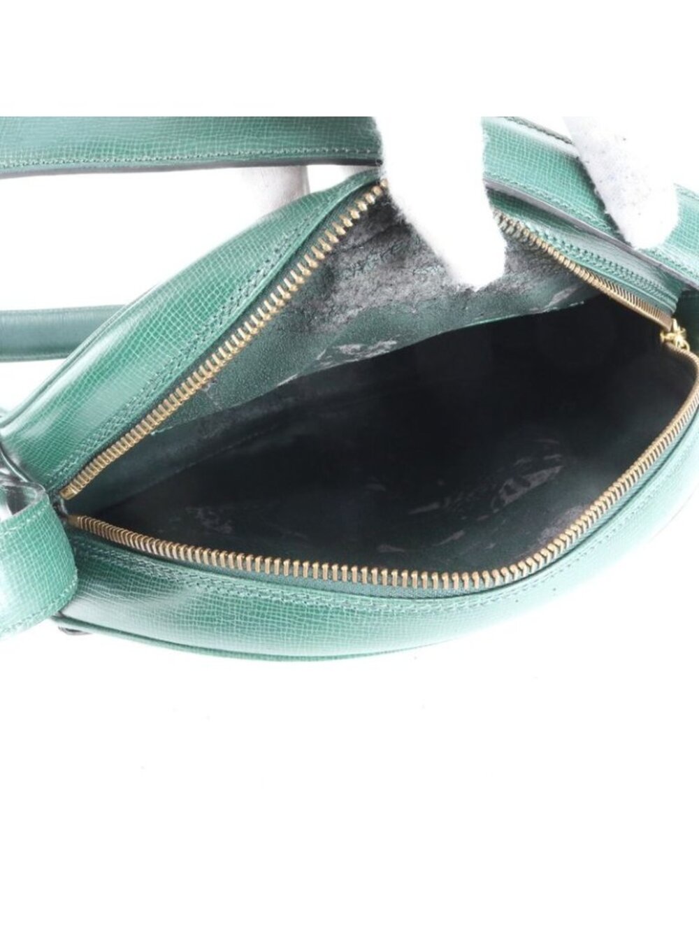 ★SOLD★ Dior Vintage Green Leather Shoulder Bag Crossbody Rem - Picture 7 of 9